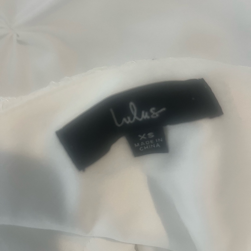 Lulus Back in Time White Lace Bodycon Mini Dress XS - Picture 5 of 7